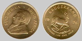 Cotation Krugerrand OR