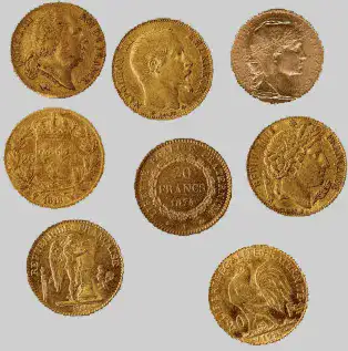 Pièces Napoléon Or