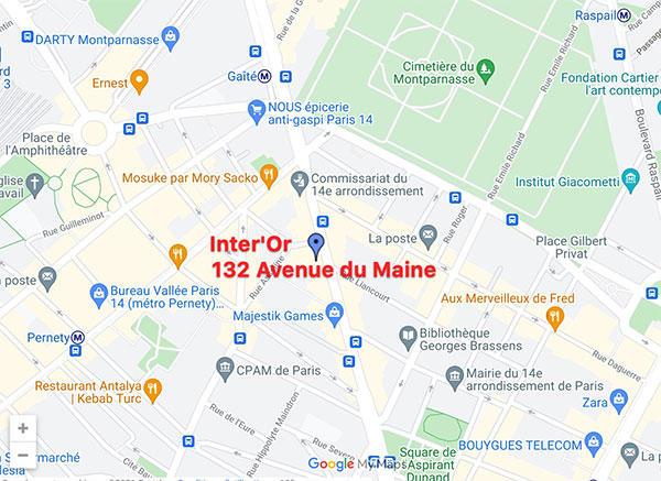 Achat Or paris